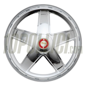 Hug cap "Ferrarina 50 anni" for open 10" rim Vespa  50, Primavera, ET3, PK GT, Sprint, GL, GS, 180 SS, Sprint V, Rally, TS, PX, PE, Lusso, T5, LML 