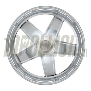 Hug cap "Ferrarina 50 anni" for open 10" rim Vespa  50, Primavera, ET3, PK GT, Sprint, GL, GS, 180 SS, Sprint V, Rally, TS, PX, PE, Lusso, T5, LML 