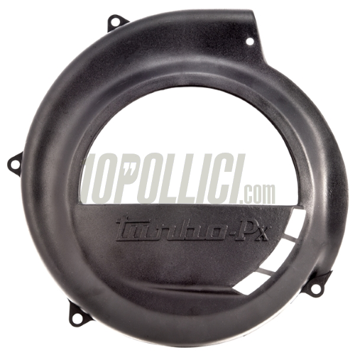Flywheel cover TURBO Vespa PX, PE, Super, Sprint, GT - plastic