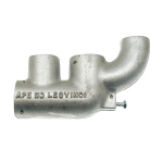 Unified aluminium connection for heat exchanger for Leovince and Polini exhausts - Ape 50