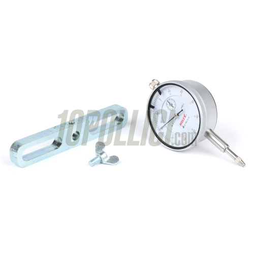 Dial gauge BGM ORIGINAL, universal 0.01-10mm, with support