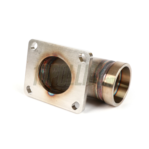 Intake manifold, upper part, reed valve MRP Øi 38mm, Øe 45mm, for Vespa GT, GL, Sprint, TS, VBA, Super, Rally, PX, PE, T5, Cosa 