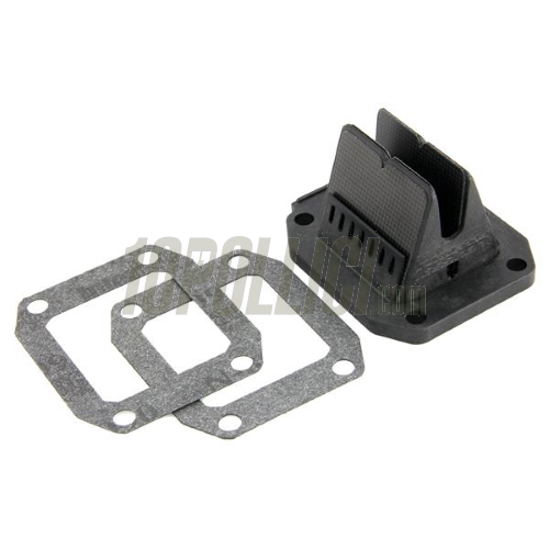 Reed valve VFORCE 3 for reed valve manifold Falc Racing, Parmakit, Mrt, cylinderkit QUATTRINI M1XL, 77x63x45 mm, 8 petals