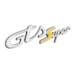 Badge "GTS Super" right side panel - Vespa GTS Super '19-
