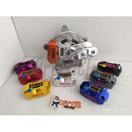 Front disc brake kit DEXTER RACING, for Vespa 50 Special, 125 Primavera, ET3 - violet caliper