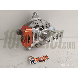 Front disc brake kit DEXTER RACING, for Vespa 50 Special, 125 Primavera, ET3 - violet caliper