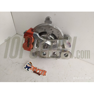 Front disc brake kit DEXTER RACING, for Vespa 50 Special, 125 Primavera, ET3 - violet caliper