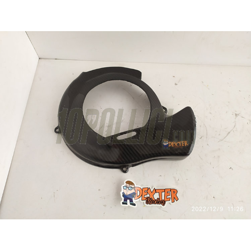 Flywheel cover BIG AIR DEXTER RACING - Vespa 50, 90, 125 ET3 Primavera - carbon fiber 