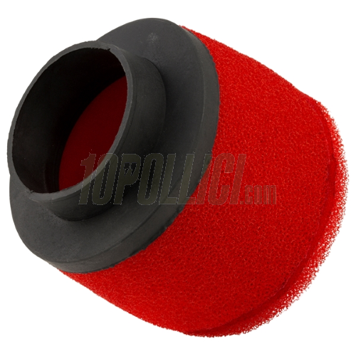 Air filter MARCHALD Power Double Layer Ø 100 x 105mm - connection Ø 46,49,52,55,58 mm - red