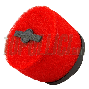 Air filter MARCHALD Power Double Layer Ø 100 x 105mm - connection Ø 46,49,52,55,58 mm - red