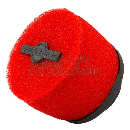 Air filter MARCHALD Power Double Layer Ø 100 x 105mm - connection Ø 46,49,52,55,58 mm - red