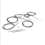 Kit cavi e guaine SIP PERFORMANCE con inserto in PE per Vespa PK S, SS, XL, ETS, Rush - grigio