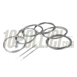 Cable Kit SIP PERFORMANCE , PE inliner, for Vespa PK S, SS, XL, ETS, Rush - grey