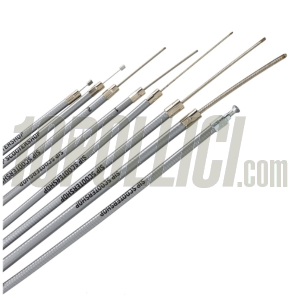 Cable Kit SIP PERFORMANCE , PE inliner, for Vespa PK S, SS, XL, ETS, Rush - grey