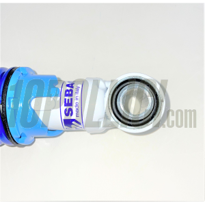 Front shock absorber SEBAC Vespa 50, ET3 Primavera - WHITE body BLUE spring