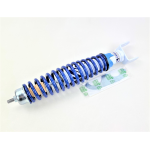 Rear Shock Absorber SEBAC Vespa 50, ET3 Primavera, Super, Sprint, GT, Rally, PX, T5 - WHITE body BLUE spring
