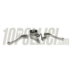 Kit VB-11 pompa freno idraulica e  leva frizione OTTOPUNTOUNO  Vespa Primavera, ET3, Sprint - alluminio CNC, Ø 11mm - Silver