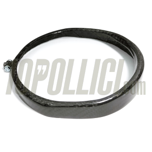 Headlamp rim TOMAS COMPOSITI Vespa 90, 125 ET3 Primavera, Super, Ø115mm, carbon fiber