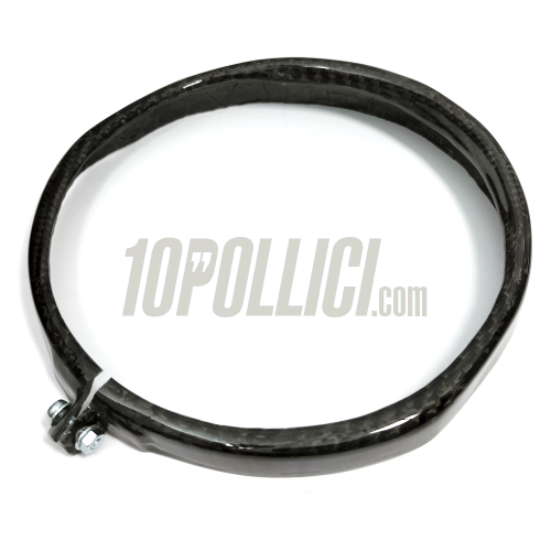 Headlamp rim TOMAS COMPOSITI Vespa 90, 125 ET3 Primavera, Super, Ø115mm, carbon fiber