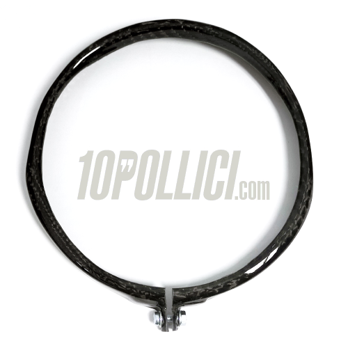 Headlamp rim TOMAS COMPOSITI Vespa 90, 125 ET3 Primavera, Super, Ø115mm, carbon fiber