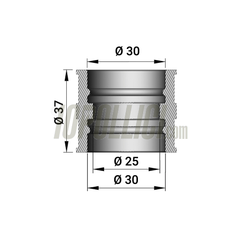 Manicotto MALOSSI per carburatori PHBG- PHBL 19/25