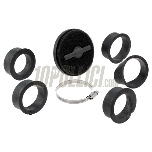 Air filter MARCHALD Power Double Layer Ø 100 x 40mm - connection Ø 46,49,52,55,58 mm - black