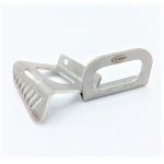 Center stand plates VMC, upper, with luggage or tank hook, Vespa Largeframe/Smallframe