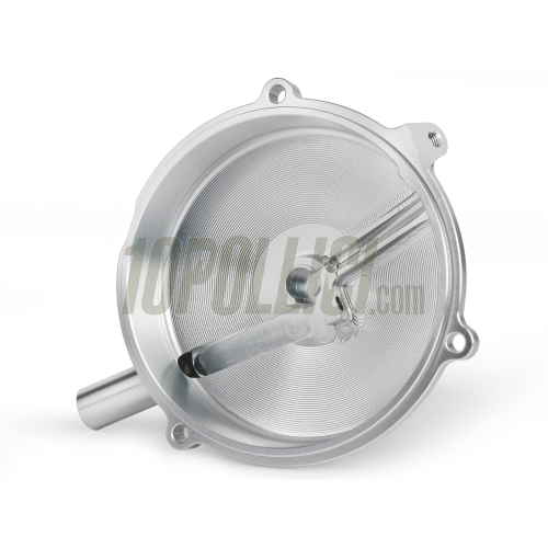 Clutch Cover  BGM PRO Supersport CNC Vespa Largeframe 1958-1962 - argento - forr Vespa PX clutches on VBA1T, VBB1T, VNA2T, VNB1-3T, VGLA1T, VGLB1T