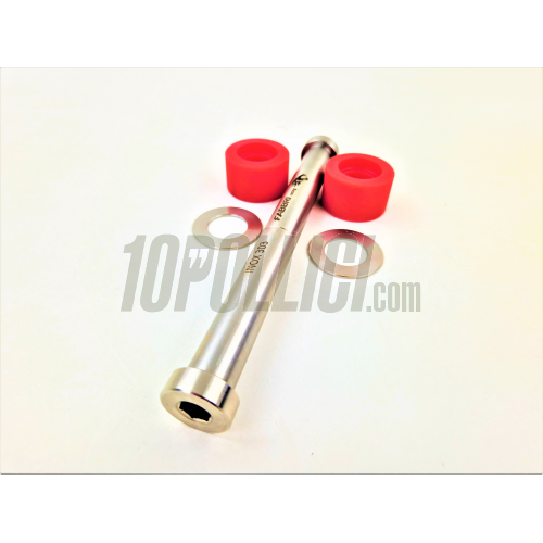 Smallframe engine silentblocks for Piaggio casing (pair) FABBRI RACING - red