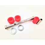 Silent block FABBRI RACING motore Vespa Smallframe con carter Quattrini - rosso