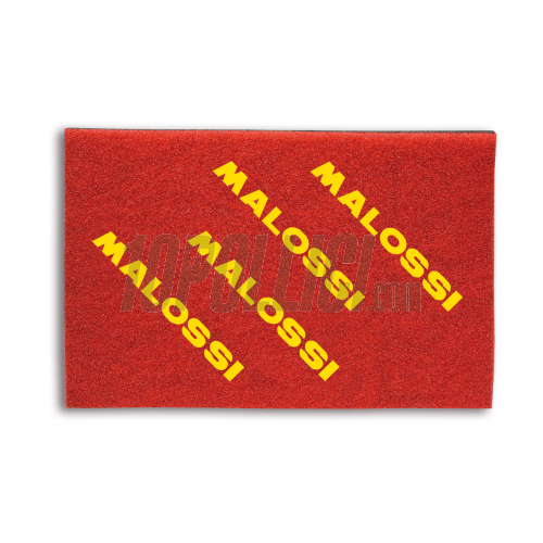 Double layer Red Sponge MALOSSI 200x300x16mm