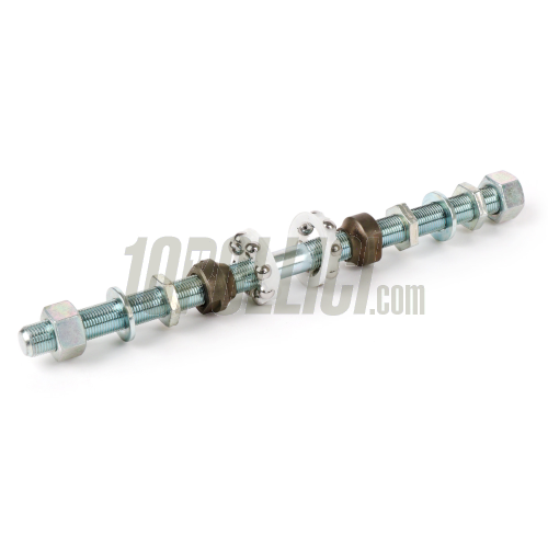Kit asse ruota anteriore Piaggio Ciao, Bravo, Sì, Superbravo, Boxer, Grillo, Boss - M11x200mm