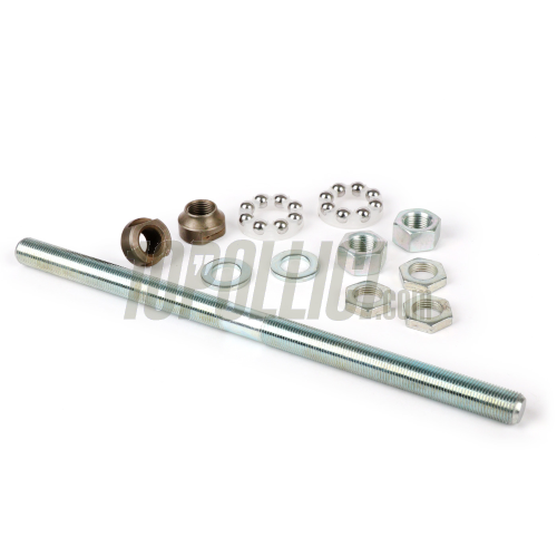 Kit asse ruota anteriore Piaggio Ciao, Bravo, Sì, Superbravo, Boxer, Grillo, Boss - M11x200mm