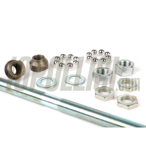 Kit asse ruota anteriore Piaggio Ciao, Bravo, Sì, Superbravo, Boxer, Grillo, Boss - M11x200mm