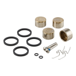 Kit revisione per pinza freno radiale GRAND-SPORT, 4 pistoncini, nera