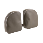 Bag for legshield Vespa 98, V1-15, V30-33, VM, VN, VL, artificial leather, grey