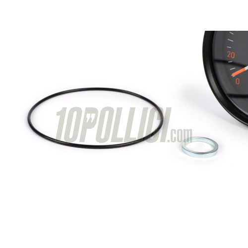 Speedometer BGM PRO Vespa PX 125, 150, 200, black ring, 160 Km/h