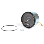 Speedometer BGM PRO Vespa PX 125, 150, 200, black ring, 160 Km/h