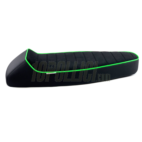 Sella SPORT RACING Summer Fluo bordino verde per Vespa 50, Special, Et3 Primavera 