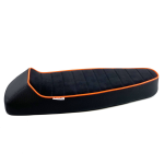 Seat SPORT RACING Summer Fluo Orange piping Vespa 50, Special, Et3 Primavera 