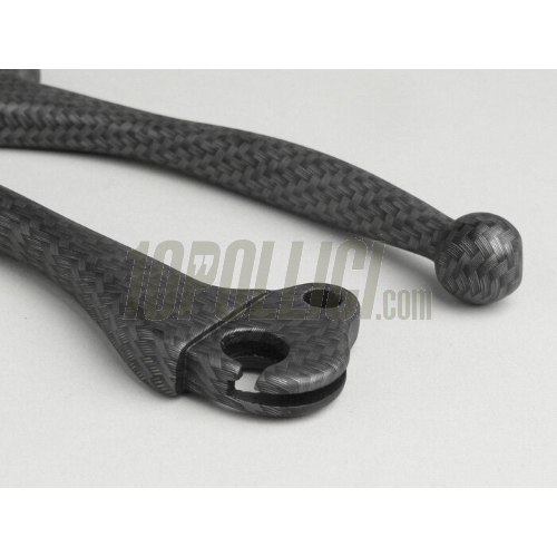 Leve freno e frizione Vespa PX, PE, GTR, Super, Sprint Veloce - carbon look - COPPIA