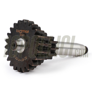 Ingranaggio multiplo BGM PRO 10-14-18-22 denti Vespa 50, 90, 125 ET3 Primavera, PK