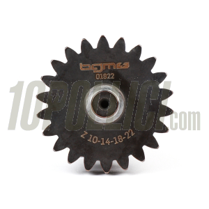 Ingranaggio multiplo BGM PRO 10-14-18-22 denti Vespa 50, 90, 125 ET3 Primavera, PK