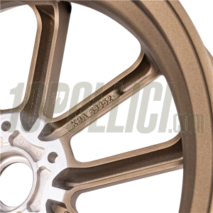 Rim SIP SERIES PORDOI front and rear for Vespa 125-300cc GTS, GTS Super, GTV, GT 60, GT, GT L, 3.00-12", matt bronze