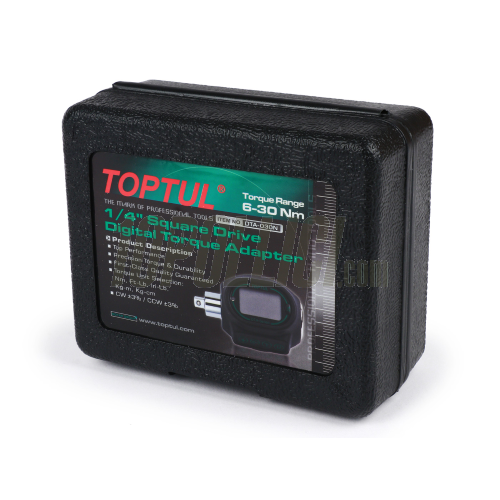 1/4" Square drive digital torque adapter TOPTUL, 6-30 Nm