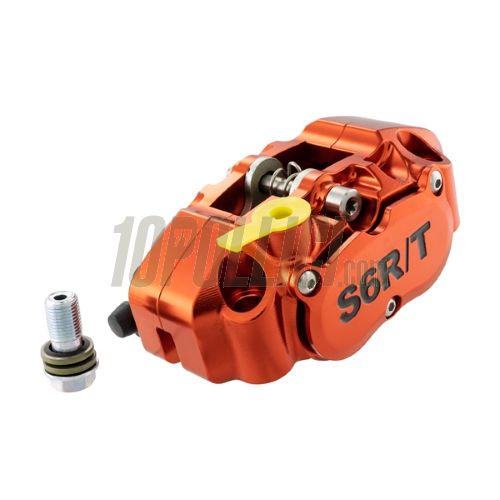 Brake caliper STAGE 6 R/T MK2, 4 pistons, radial, orange
