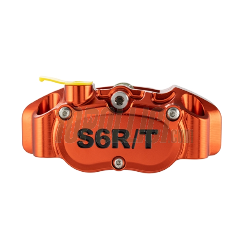 Brake caliper STAGE 6 R/T MK2, 4 pistons, radial, orange
