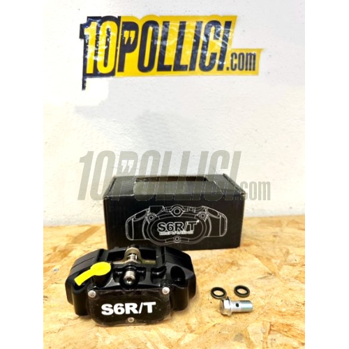 Pinza freno STAGE 6 R/T MK2, 4 pistoncini, radiale, nera