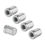 Nuts set M8x1.25 "1 K" for tubeless rims - galvanized - 5 pieces