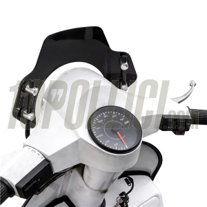 Speedometer rev counter SIP TACHO KARACHO for Vespa PX Arcobaleno, '98, MY, '11, 16.000rpm, face: black
